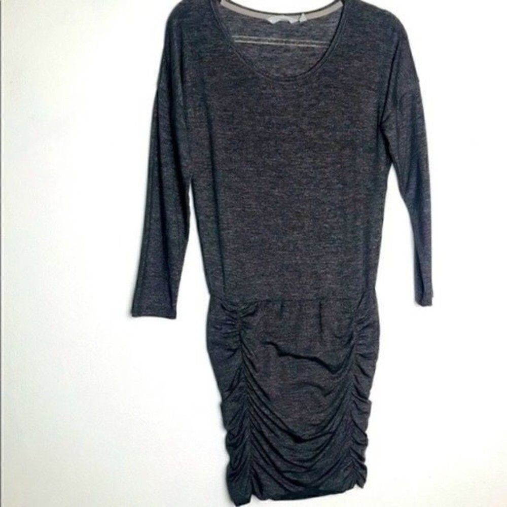 Athleta athletic dress purple long sleeve rushed XSP BoxA